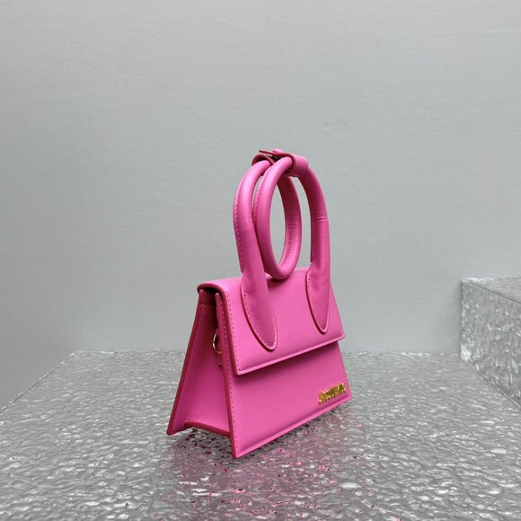 Jacquemus Pink Coiled handbag Le Chiquito Noeud - Picture 5 of 11